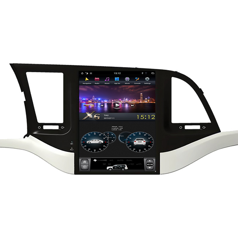 Hyundai Elantra 2016-2018 Tesla style 10.4 inch Android Car DVD Player 